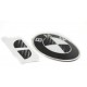 KIT STICKERS CARBONE POUR UN LOGO BMW DE JANTE