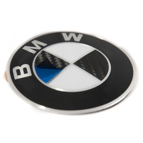 KIT STICKERS CARBONE POUR UN LOGO BMW DE JANTE