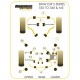 E39 535 540 M5 SB DE TIRANT INTERIEUR POWERFLEX BLACK