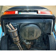 E30 325I/IX SILENCIEUX INOX 2x76MM OBLIQUE SUPERSPRINT BMW SERIE 3 E30