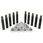 KIT 10 GOUJONS Lg 68mm ET 10 ECROUS M12x150 CONIQUE