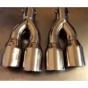 EMBOUT 4X80 UNIVERSEL LA PAIRE