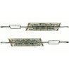 E81/E87 04-07 kit clignotants d'aile à led chrome