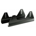 Fixations latérales baquet aluminium 5 mm CYL6 Motorsport – FIA – Noir époxy