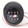 POMMEAU 6 VITESSES M CUIR RETROECLAIREE BMW ORIGINE 