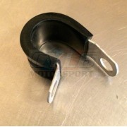 Collier aluminium pour durite Dash 06 – Ø12.5 mm – Circuit de freinage / hydraulique