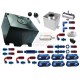 KIT CIRCUIT D ESSENCE 40 LITRES AVEC POMPE ET RESERVOIR TAMPON