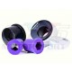 E46 E85 E86 SILENT-BLOCS +0.5° EXCENTRE AVEC SUPPORT ALU D OREILLES DE TRIANGLE Ø66mm