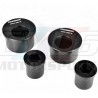 E46 E85 E86 SILENT-BLOCS +0.5° EXCENTRE AVEC SUPPORT ALU D OREILLES DE TRIANGLE Ø66mm POWERFLEX BLACK