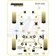 E36 E46 E83 E85 E86 SILENT-BLOCS ANCRAGE BRAS ARRIERE POWERFLEX BLACK SERIES