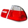 E46 98-01 BERLINE FEUX AR LED ROUGE/BLANC BMW SERIE 3 E46