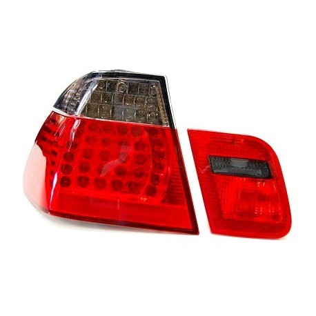 E46 98-01 BERLINE FEUX AR LED ROUGE/FUME