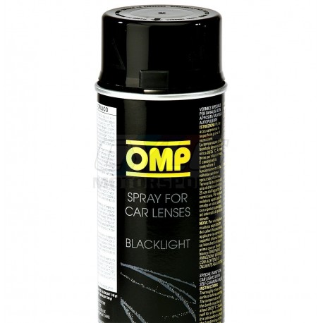 BOMBE VERNIS POUR FEUX OMP NOIR TRANSCLUSIDE