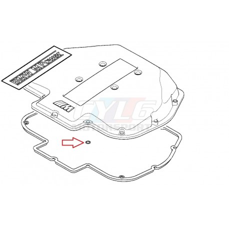 S62 JOINT TORIQUE 10x2.5MM 11-61-1-406-747 BMW ORIGINE