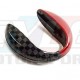 CAPUCHON DE CLEF MINI "JCW Pro" ROUGE CARBONE F55 F56 F54 F57 F60