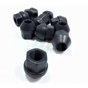 Écrou de roue BMW M12x1.50 noir H&R – acier zingué – clé 19 mm