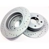 PAIRE DE DISQUES ARRIÈRE SPORT 280x10mm BMW E36 E46 - ZIMMERMANN - REMPL. 34211165457