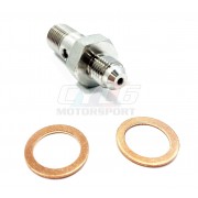 Banjo VANOS acier inox avec sortie AN4 – Alimentation turbo BMW