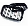 Grilles calandre double bâtons noir brillant BMW E36 Phase 1