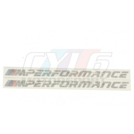 BMW PERFORMANCE PAIRE D AUTOCOLLANT NOUVEAU DESIGN BMW ORGINE