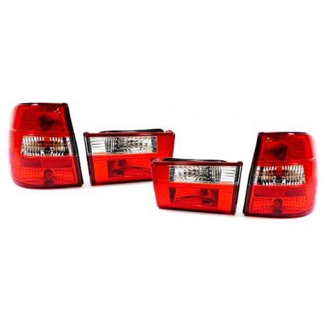 E34 BERLINE FEUX ARRIERES LED ROUGE DESIGN