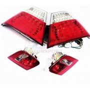 E46 99-03 COUPE FEUX AR LED ROUGE/BLANC