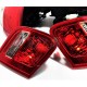 E46 99-03 COUPE FEUX AR LED ROUGE/BLANC