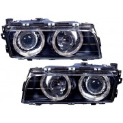 E38 94-98 ANGEL EYES XENON BLACK + CLIGNOS