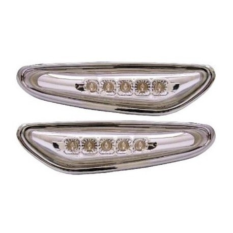 E83 X3 04-10 REPETITEURS LED DESIGN CHROME