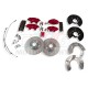 KIT FREIN AV 370x30mm AR 345x24mm ROUGE BMW PERFORMANCE