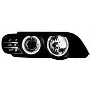 X5 E53 99-03 PHARE ANGEL EYES BLACK + CLIGNOS LED