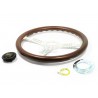 Volant MOMO Heritage Grand Prix Bois 3 Branches Ø350mm