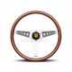 Volant MOMO California Heritage Bois 3 Branches Chromées Ø360mm
