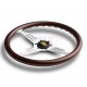 SUPER GRAND PRIX VOLANT BOIS 3 BRANCHES MOMO HERITAGE CHROME