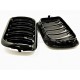 E36 PHASE 2 GRILLE DE CALANDRE DOUBLE BATONS NOIR BRILLANT