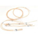 E30 avec tambours arrière Kit durites de frein cuivre BMW Série 3 E30