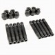 KIT 10 GOUJONS Lg 82mm ET 10 ECROUS M12x150 CONIQUE