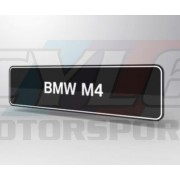 PLAQUES BMW M4 PROMOTIONNELLE M MOTORSPORT