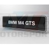 PLAQUES BMW M4 GTS PROMOTIONNELLE M MOTORSPORT