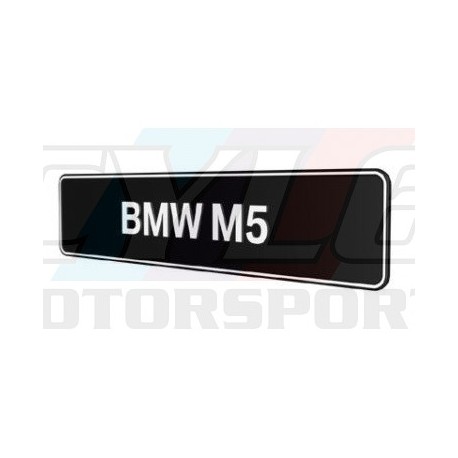 PLAQUES BMW M5 PROMOTIONNELLE M MOTORSPORT