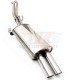 E30 325I SILENCIEUX INOX 2x76mm BMW SERIE 3 325 I