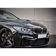 CALANDRE NOIR BRILLANT DOUBLE BATONS BMW SERIE 3 F30 F30 LCI F31 F31 LCI