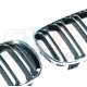 CALANDRE CHROME DOUBLE BATONS NOIR BMW SERIE 3 F30 F30 LCI F31 F31 LCI