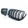 CALANDRE CHROME DOUBLE BATONS NOIR BMW SERIE 3 F30 F30 LCI F31 F31 LCI