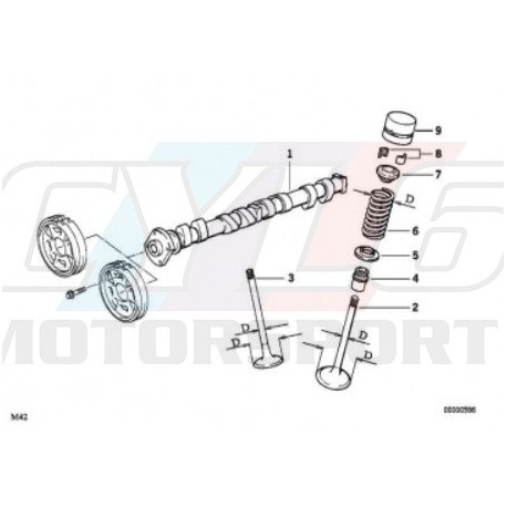 M42 M44 JEU DE REPARATION JOINT DE QUEUE DE SOUPAPE BMW ORIGINE
