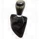 E87 BOITE 5POMMEAU + SOUFFLET CHROME ET CUIR