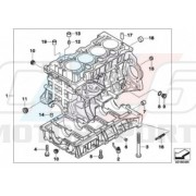 BLOC MOTEUR AVEC PISTONS 320si VF71 N45