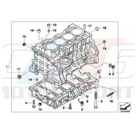 BLOC MOTEUR AVEC PISTONS 320si VF71 N45