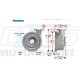 SUPPORT POMPE A EAU EWP115 EWP130 EWP150 DAVIES CRAIG EWP