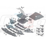 ANTI PARASITAGE COMPARTIMENT MOTEUR M2 CS F87 BMW ORIGINE 51758079566